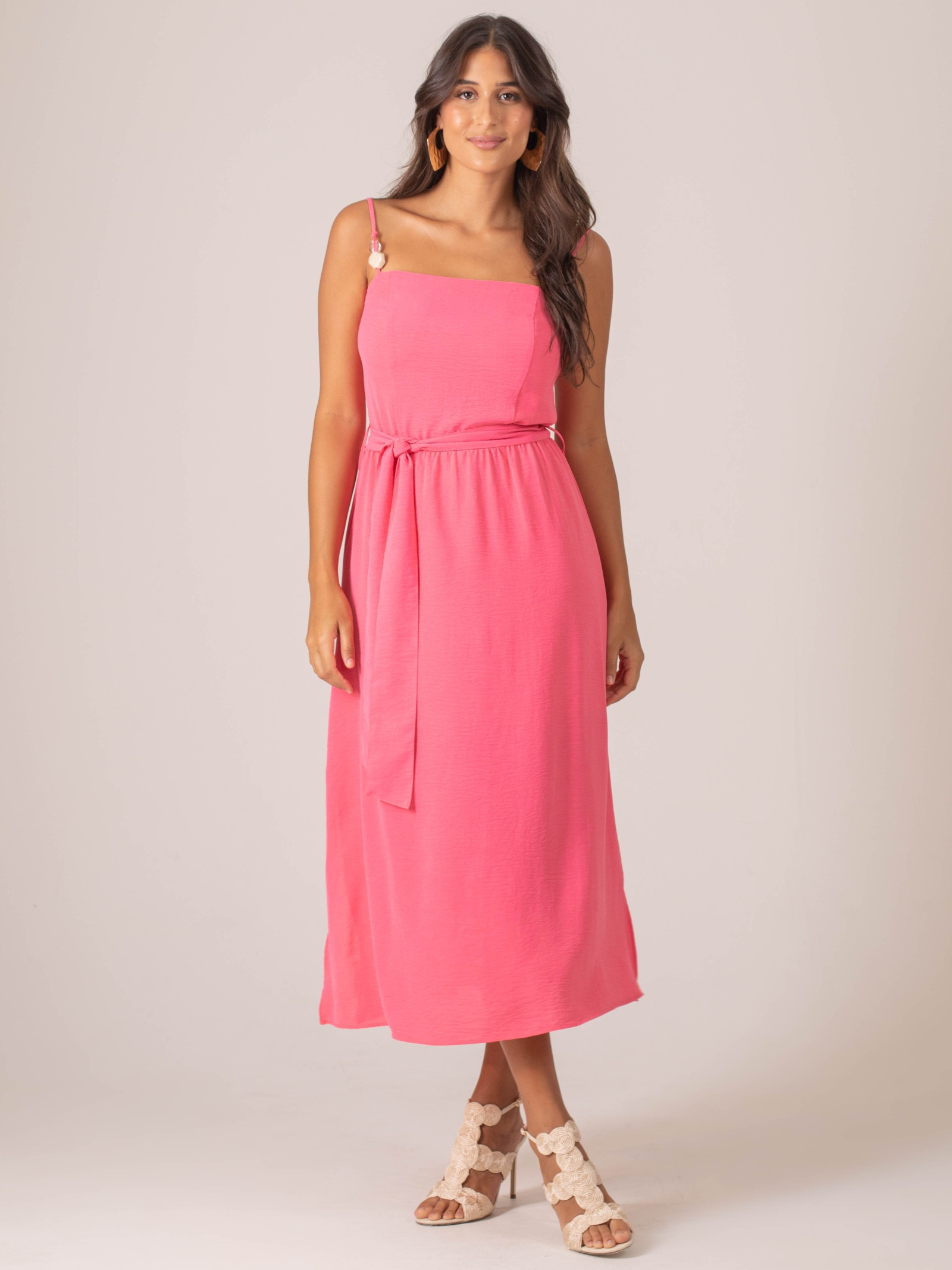 Vestido midi alcinha clearance