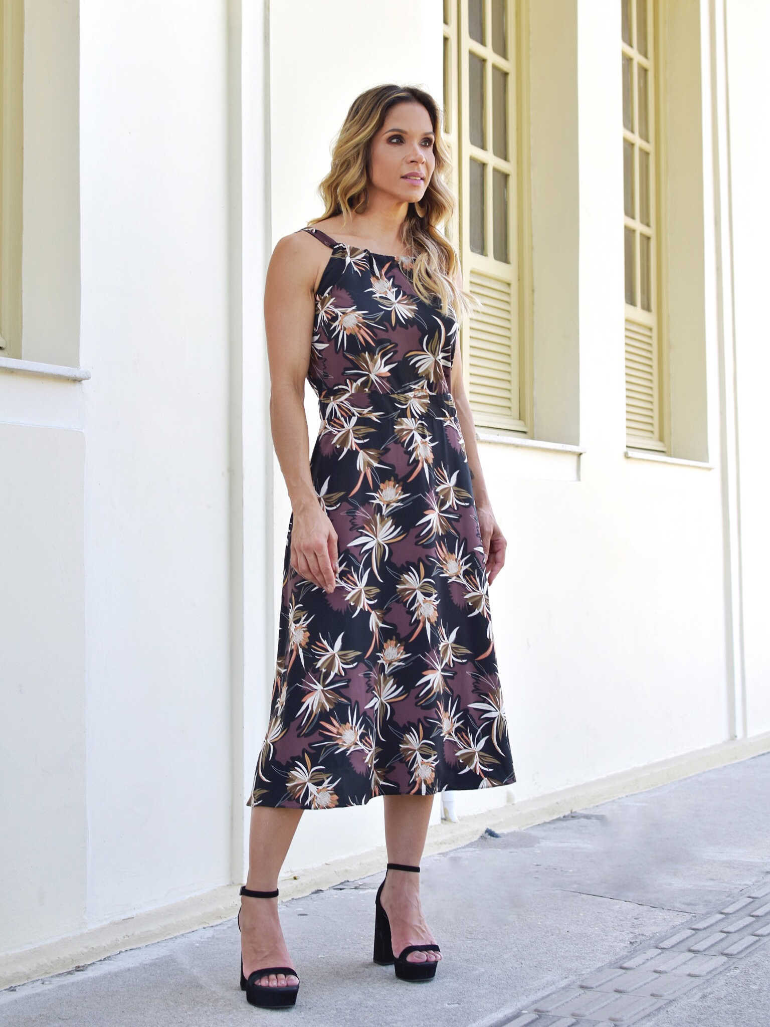 vestidos estampas florais