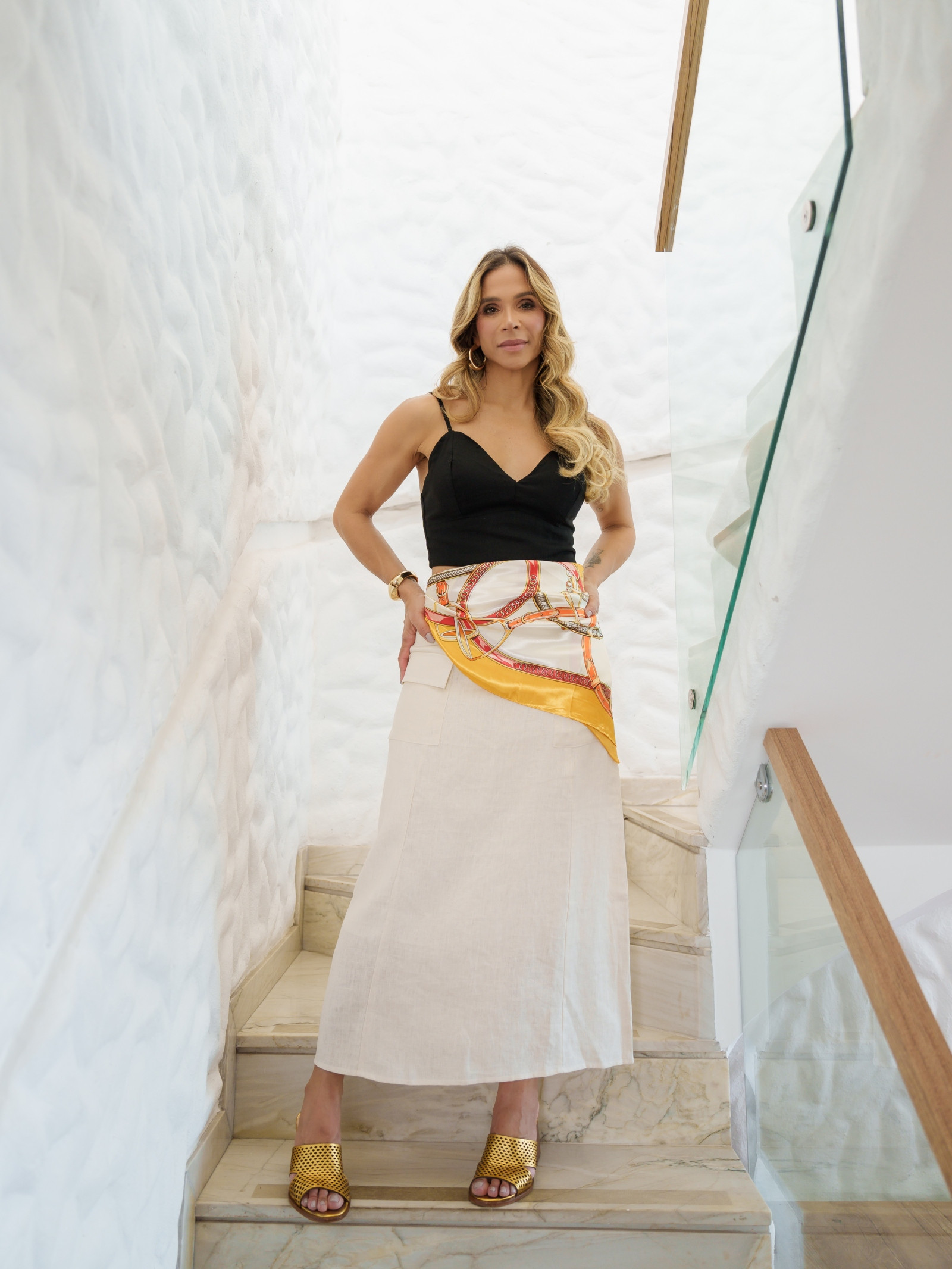 SAIA GRECIA LINHO MIDI