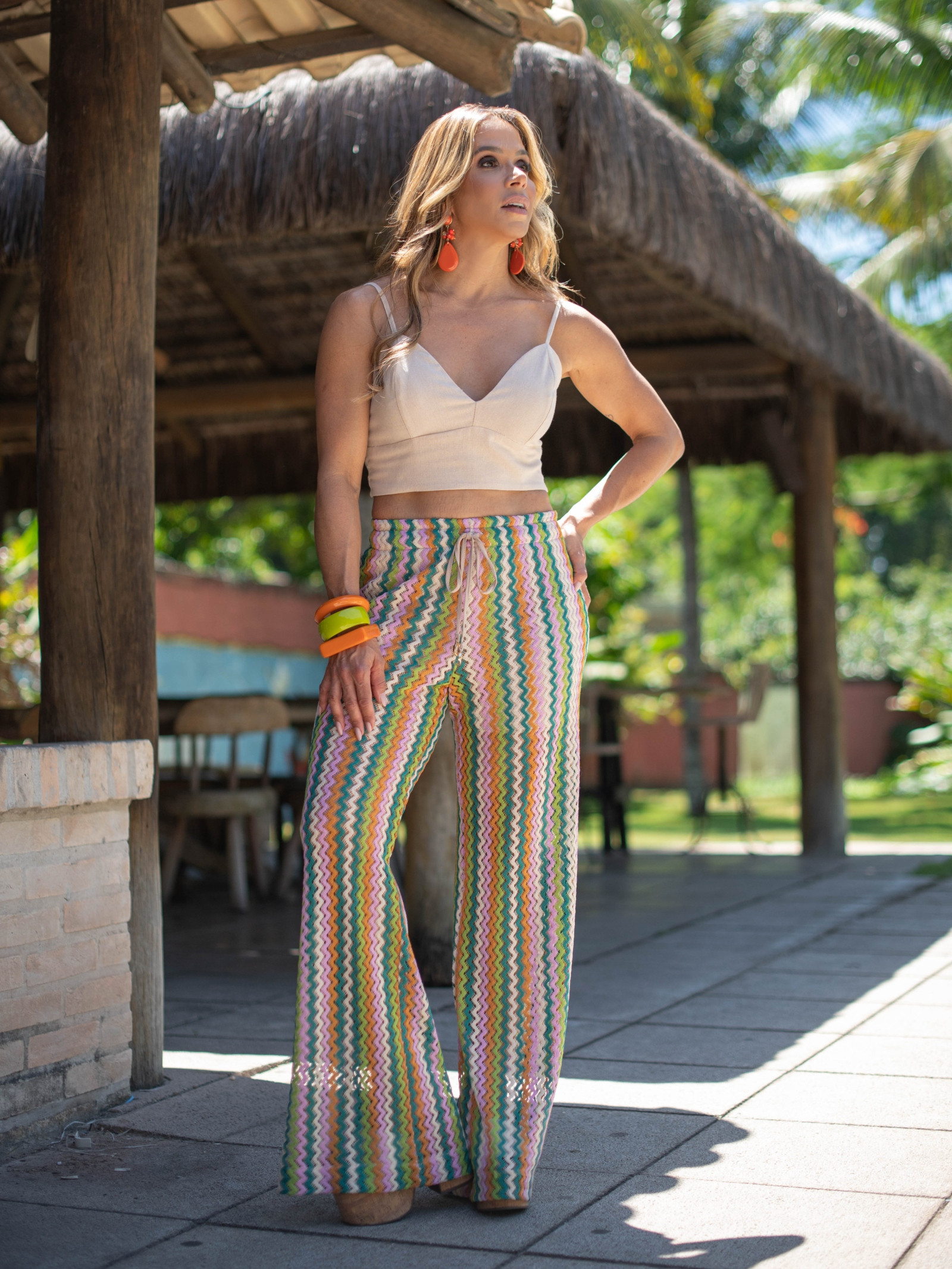 Pantalona hotsell de renda