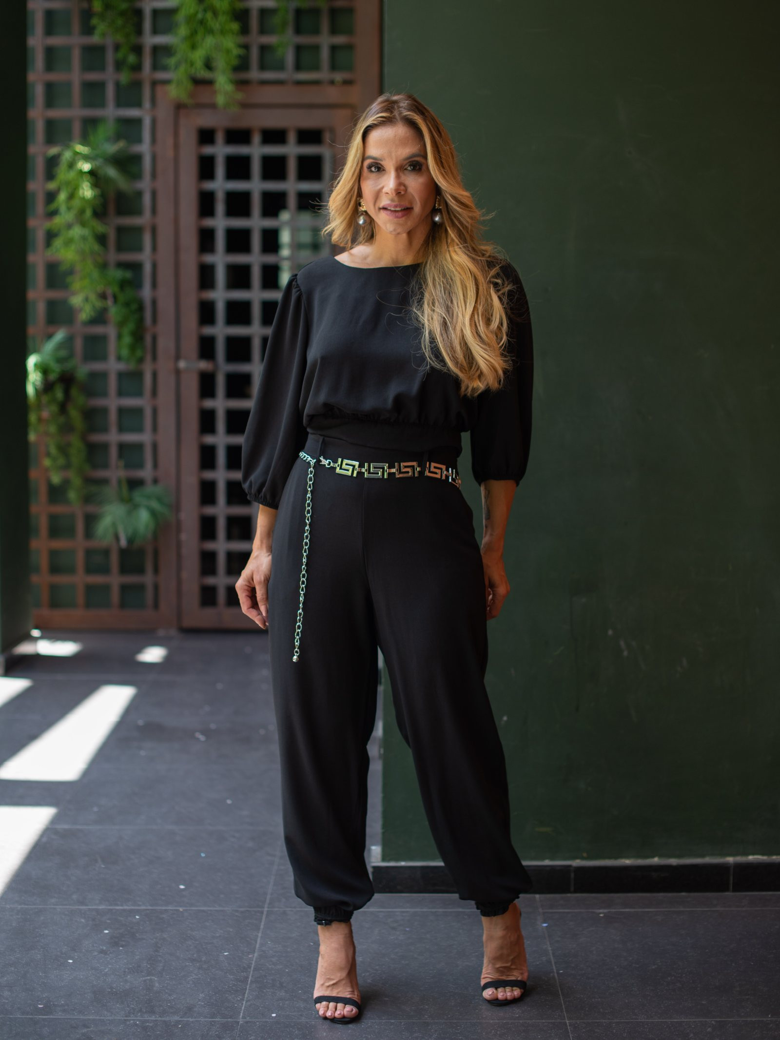 Calça jogger shop crepe