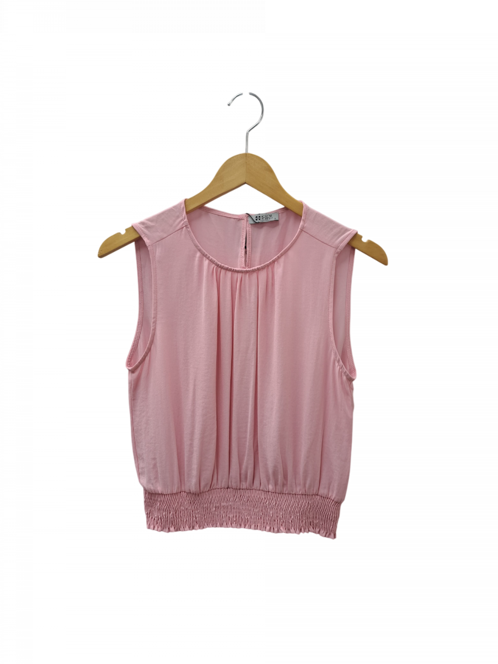 BLUSA CREPE LASTEX BARRA