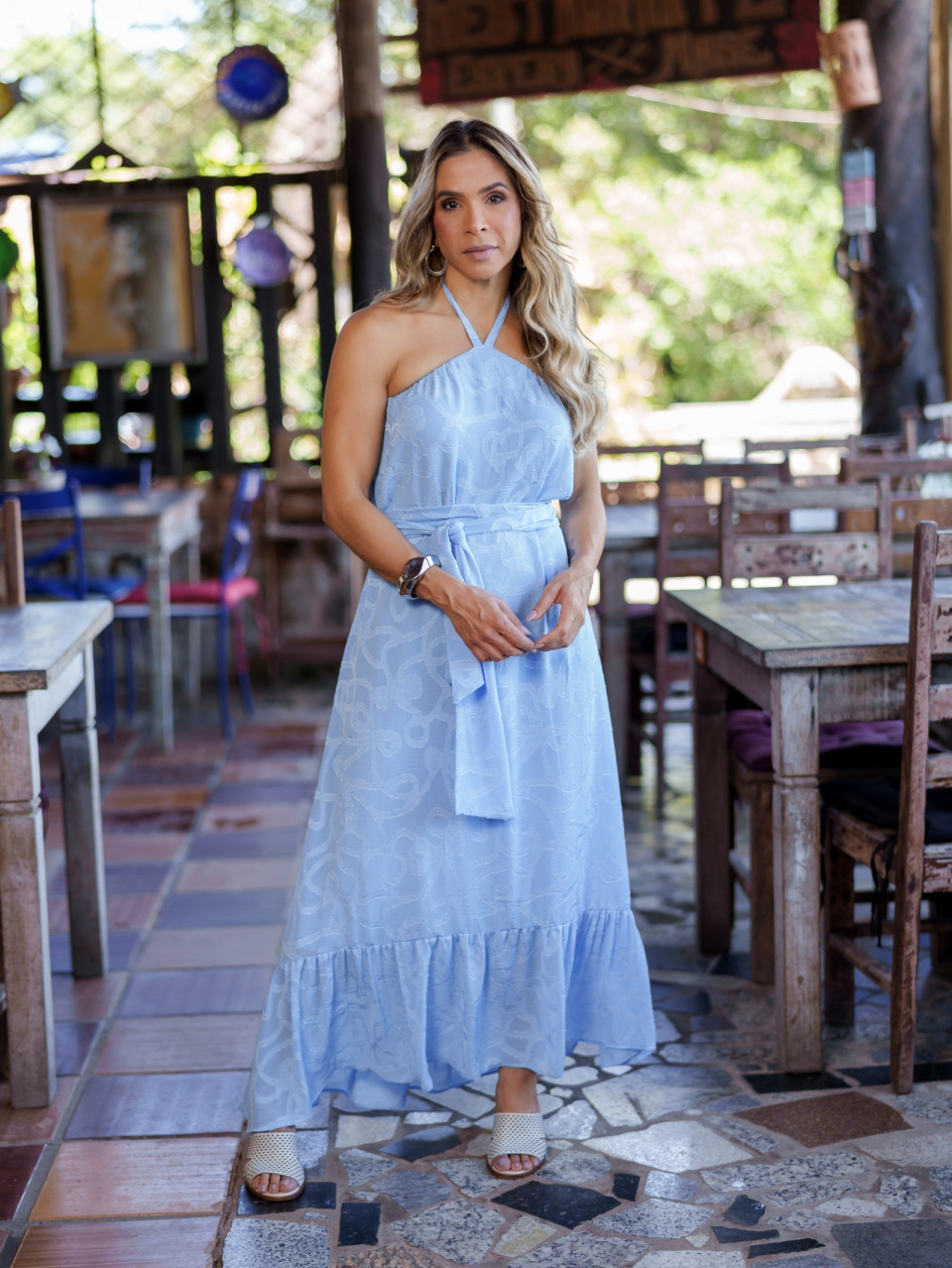 VESTIDO DEVORE FRENTE UNICA
